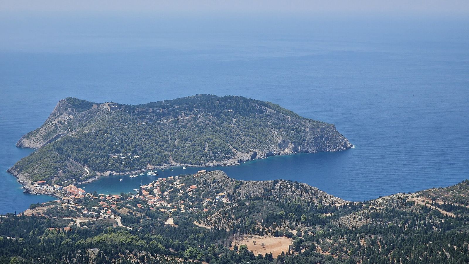 Wioska Assos na Kefalonii