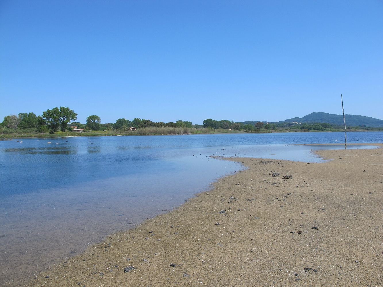 Laguna Korission na Korfu