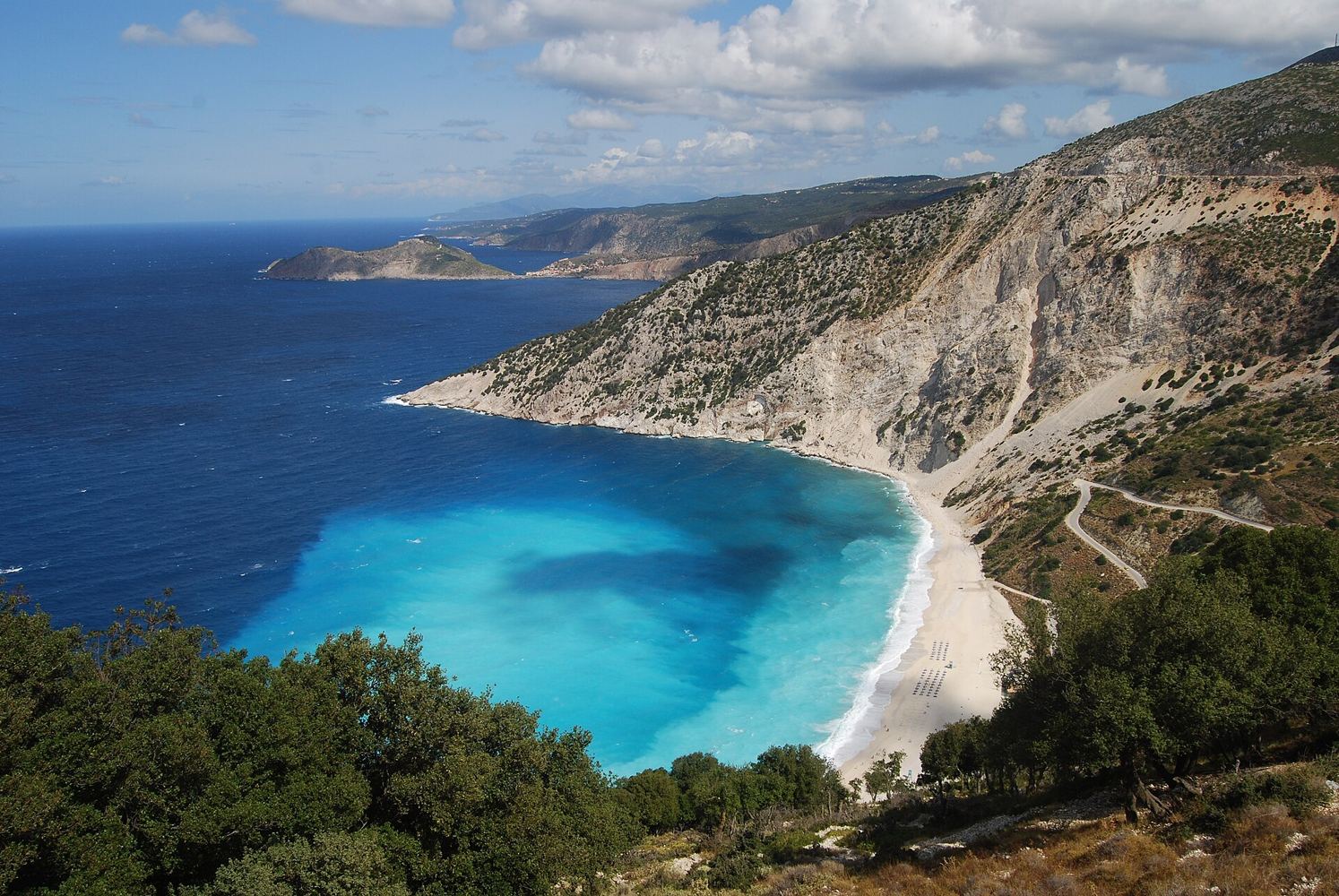 Plaża Myrtos na Kefalonii